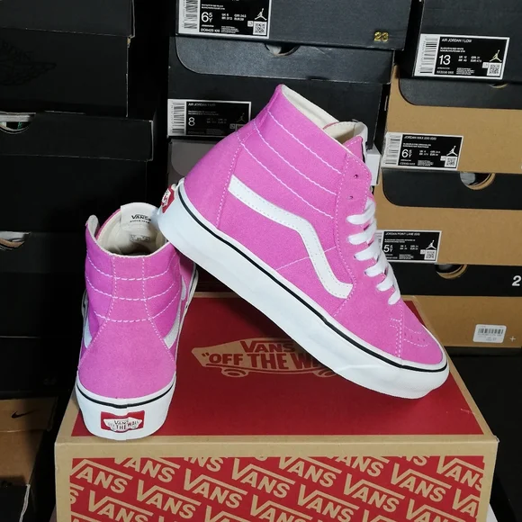 VANS SK8-HI PINKISH "BARBIE" WOMEN'S US SIZE 8 BRAND NEW IN BOX - Picture 3 of 12